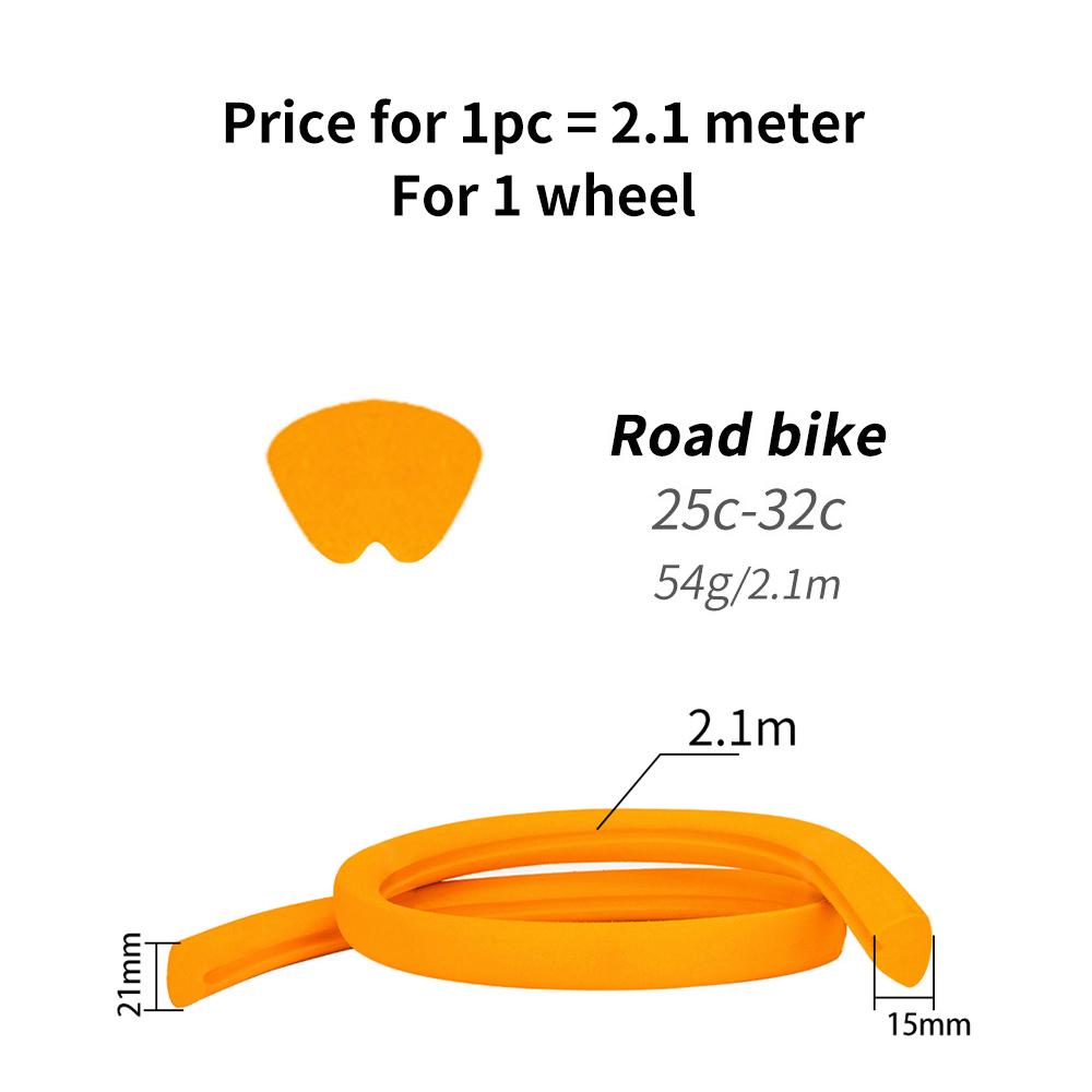 

ZTTO Bicycle Tubeless Tire Inserts Pad 700c 27.5 29 MTB Road Bike Tyre Air Insert Liner Foam 25c 28c 32c 26 1.9 2.2 2.3 2.5 2.1m for 25-32c