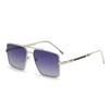 Fashion Stylish Metal Large Frame Sunglasses Square Outdoor Protection Sun