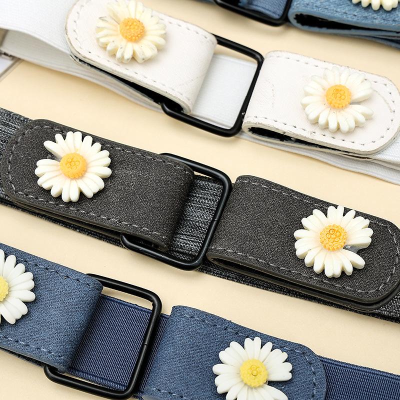 Invisible Belt Traceless Lazy Belt Summer Elastic Elastic Jeans Belt Women's Decoration Ins Style Men's Trend