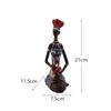 Resin Ethnic Style Ornaments African Women Sculptures People Figurines Office Desktop Living Room Home Decor Friend Gift