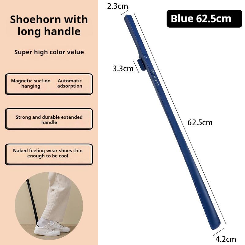 Long handled Shoe horns 63cm Magnetic Shoehorn pregnant woman elderly Shoe spoon Home No bending over Wearing Shoe spatula 1Pcs