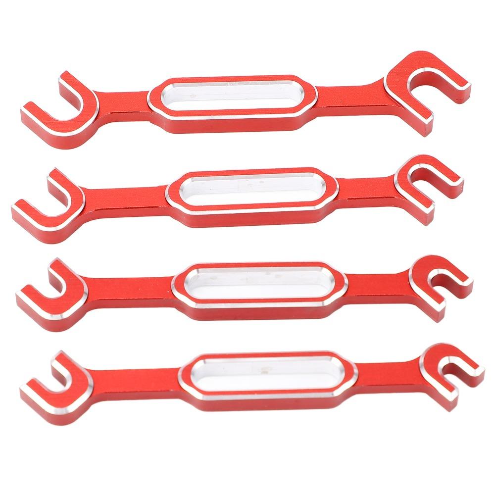 4Pcs/Set Aluminum Alloy Turnbuckle Nut Remover Multifunction RC Maintenance Spanner  For RC Crawler