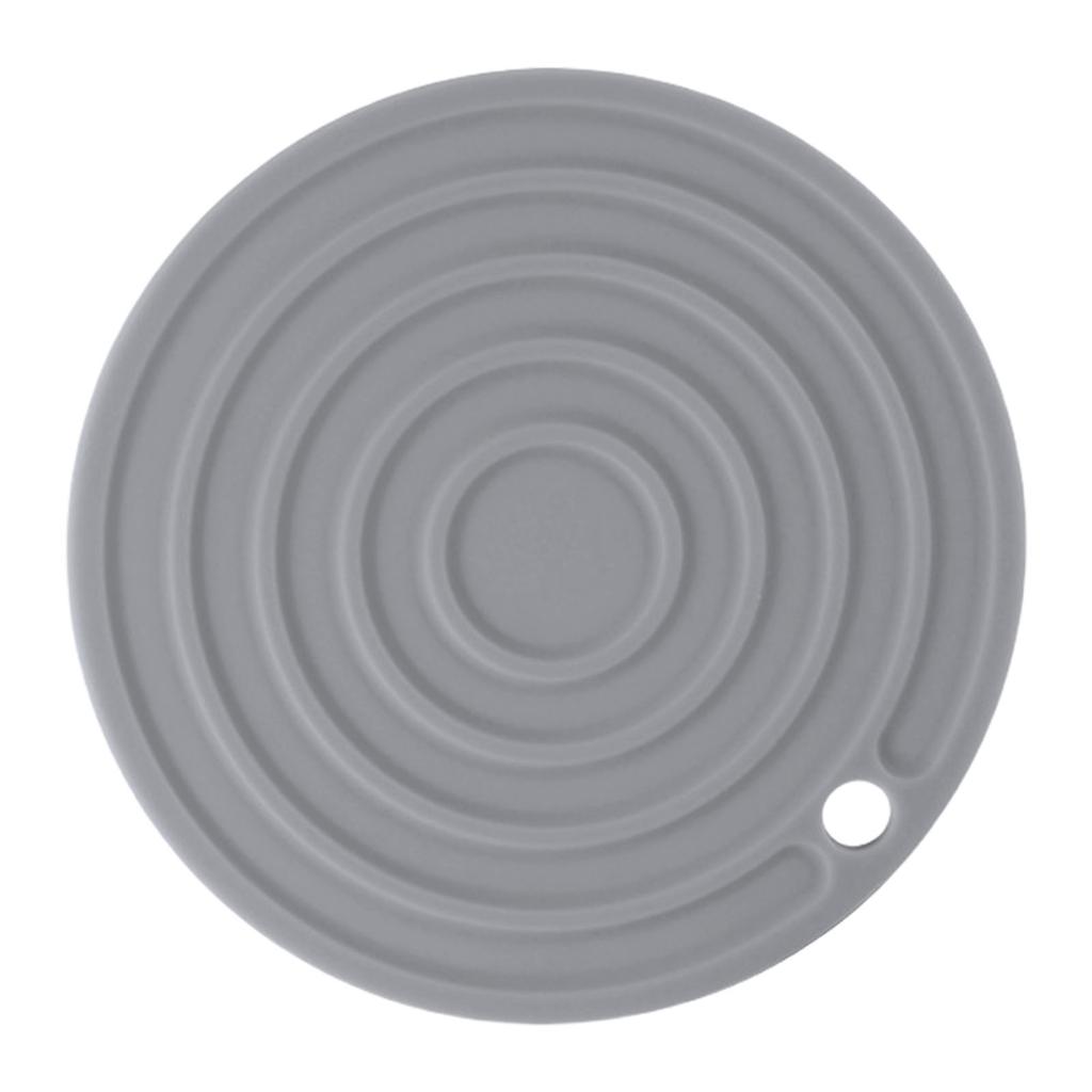 Napperon Rond en Silicone Isolant Thermique pour Utilisation sur Table à Manger Ménager Antidérapant Isolé Accessoires de Cuisine