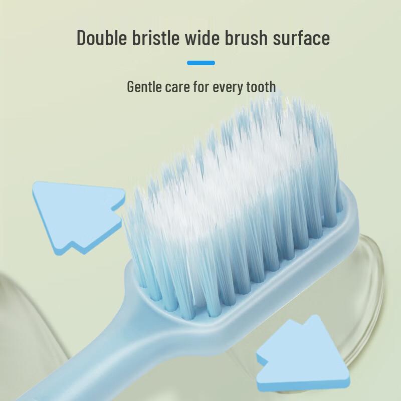 Xiaolu Mama Adult Soft Bristle Toothbrush, Individually Wrapped