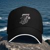 Number 7 Soccer Player Graphic Baseball Cap Polyester Adjustable Sports Hat Casual Outdoor Unisex