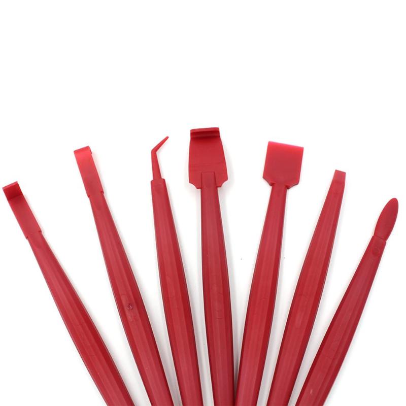 7pcs/set Car Vinyl Wrap Film Squeegee Scraper Tools Edge-closing Tool for Automobile Film Sticking Car Styling Auto Accessories