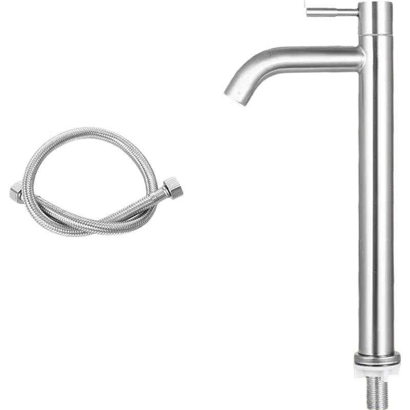 304 Stainless Steel Single-Handle Basin Faucet