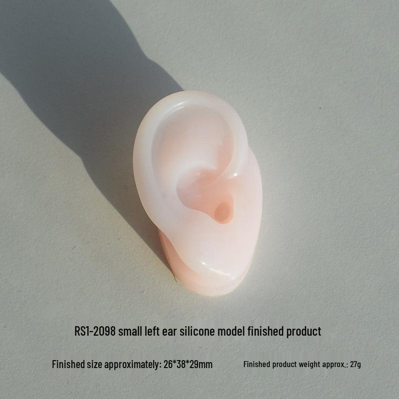 Silicone Ear Model for Piercing Jewelry Display