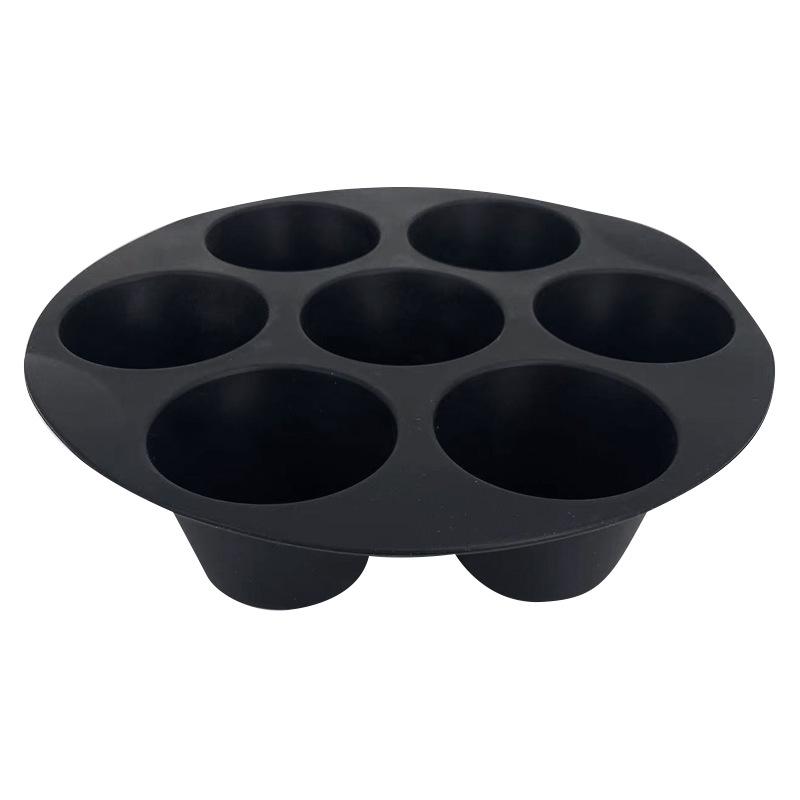 7-Hole Silicone Cake Mold & Muffin Cups - Air Fryer Accessories, Baking Tools Bestseller