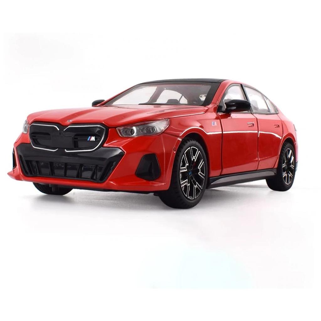 1/24 BMW I5 M60 slitinový sportovní vůz model litý kov limuzína čistě elektrická vozidla model auta simulace zvuk světlo dárek pro děti