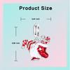 Copper Santa Claus Christmas Stocking Pendant Charm Compatible With Authentic Charm Bracelets Women Do It Yourself Jewellery Gift