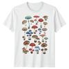 Mushrooms Fungi Nature Mycology Mens Womens Unisex T Shirt Botanical Design