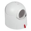 Enclosed Cat Litter Box Semi Automatic 45L Large Capacity Detachable Cat Toilet for Indoor White