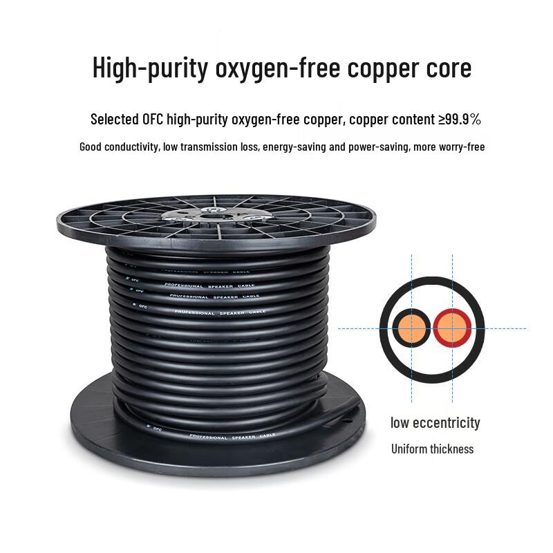 

Breller 2-Core OFC Twisted Pair Speaker Cable (CN version)