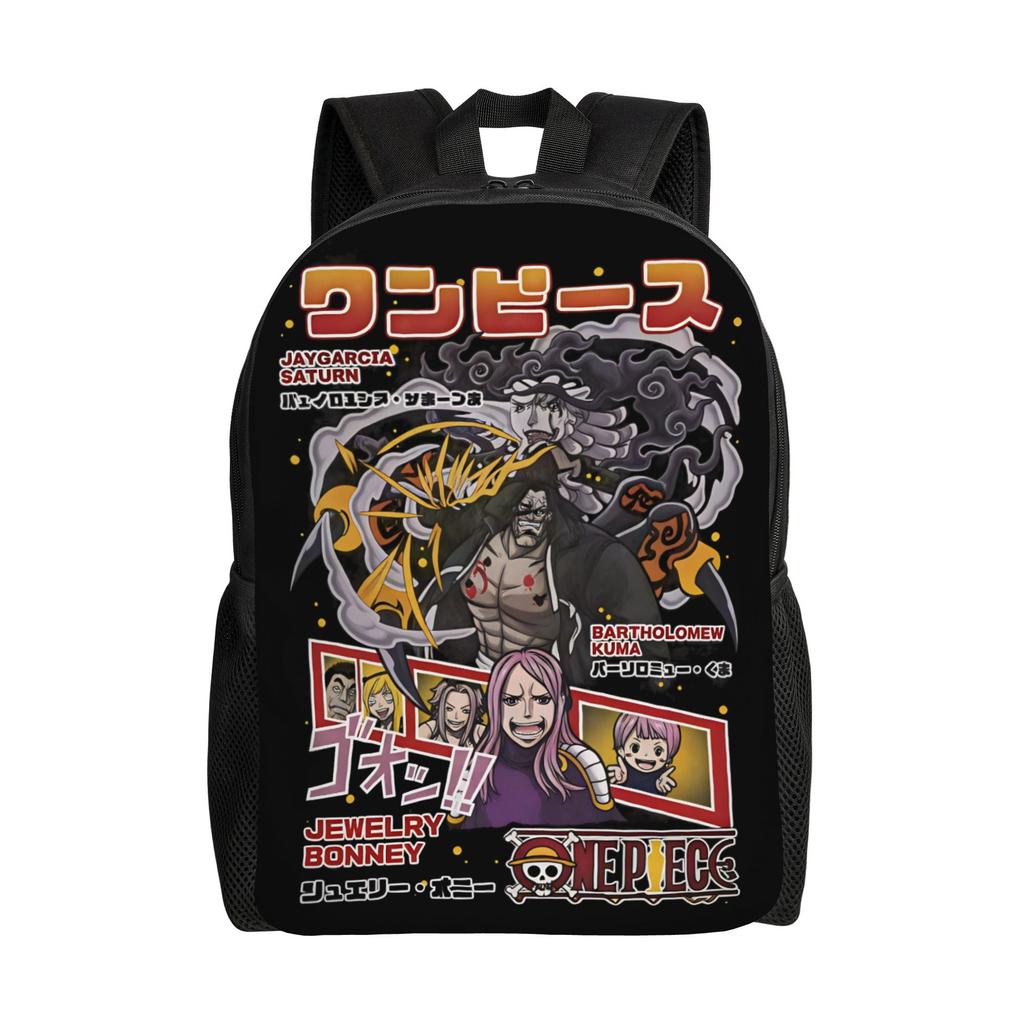 Ones Pieces Anime Backpack Camping Backpacks Teen Designer Print School Bags Cute Rucksack