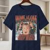 Fun Home Alone TShirt Kevin McCallister Wet Bandits Black Casual Round Neck Tees Nostalgic 90s Film Apparel Women Cotton Tops