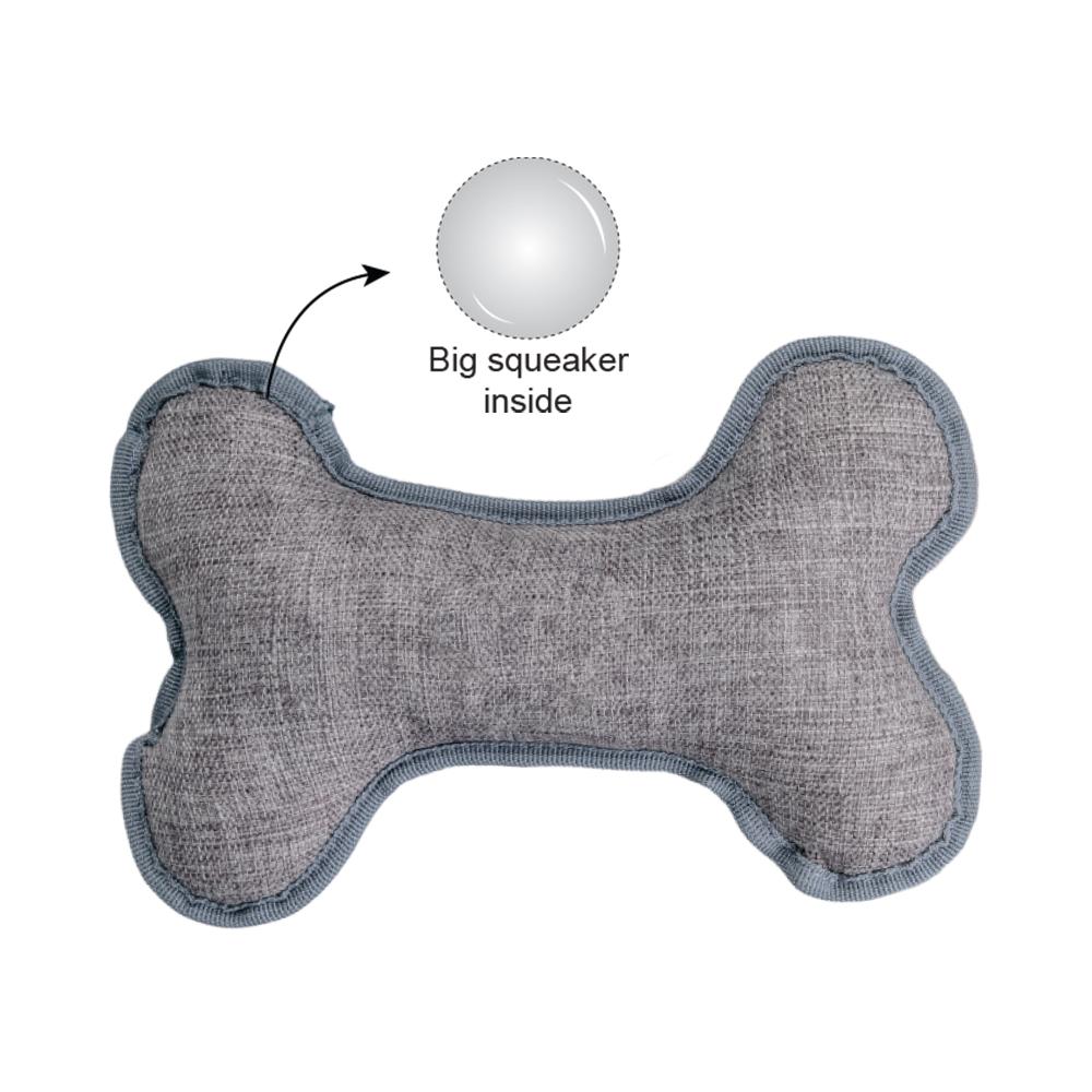Jouet à mâcher pour chien avec logo personnalisé et design en os