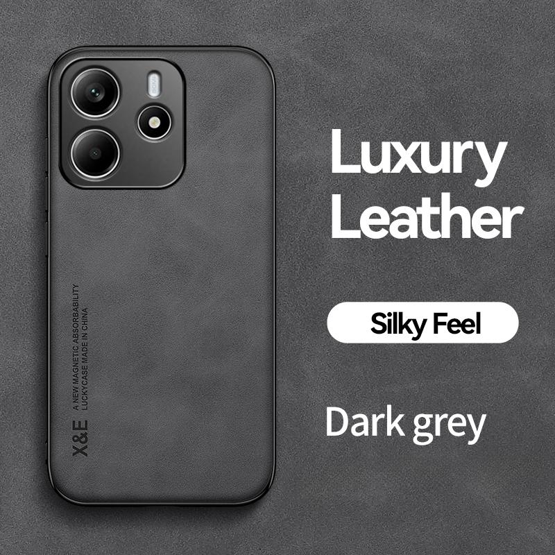 Custodia in Pelle per Redmi Note 14 5G / Note 14 Pro Plus Custodia Ultra Sottile Copertura Magnetica per Auto per Redmi Note 14 Pro Capa