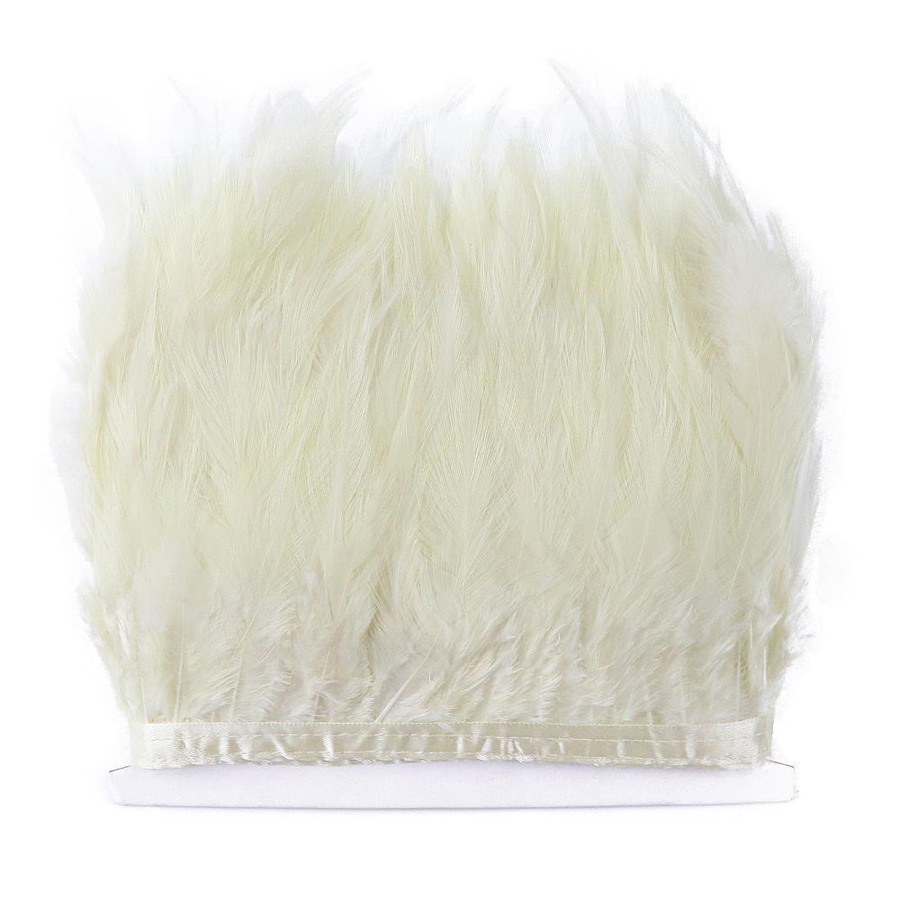 Feather4-6inch High Quality Chicken Feathers Trim Fringe 1meter Mint Green Rooster Feather Ribbon  Wedding Dress Creative Crafts Plumes