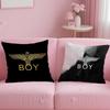classic fashion brand BOY LONDON Cushion Cover Soft & Easy-Wash Pillow Case – Versatile for Couch, Bed, Travel and Office