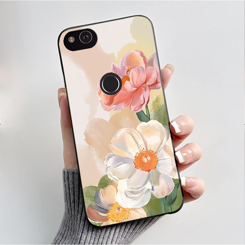 Für Google Pixel 2 Hülle Weicher Schwarzer Silikon-Stoßfänger Schmetterling Handyhülle für Googe Pixel2 2XL Pixel2XL 2 XL Hüllen Fundas Coque