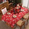 Christmas Tablecloth Holiday Wedding Party Table Cover Festive Craft Decor