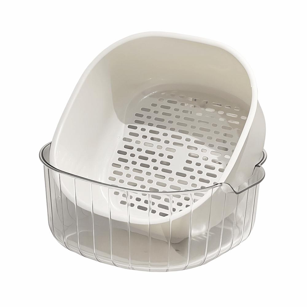 Plastic Draining Basket 3 Size Dishwasher Safe Basket Kitchen Dishwashing Basket Fruit Storage