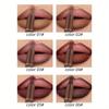 6-Color Chocolate Shaded Matte Lipstick - Rich & Dense Texture, Vibrant Long-Wear, Easy Lip Contouring Lip Gloss Lip Makeup