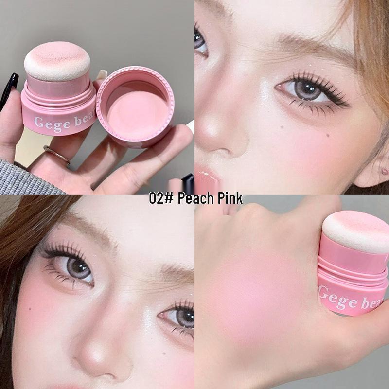 Slightly Tipsy Blush: Korean-Style Youthful Brightening Makeup Rouge
