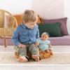 Corolle Bébé Calin Maud 12-Inch Soft Baby Doll Vanilla Scent Blue Outfit Sleepy Eyes for Girls 18 Months and Older