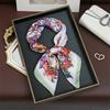 Luxury Printing Silk Square Scarf Women Neck Hair Tie Band Beach Hijab Kerchief Head Headbands Bandana Female Foulard 70cm