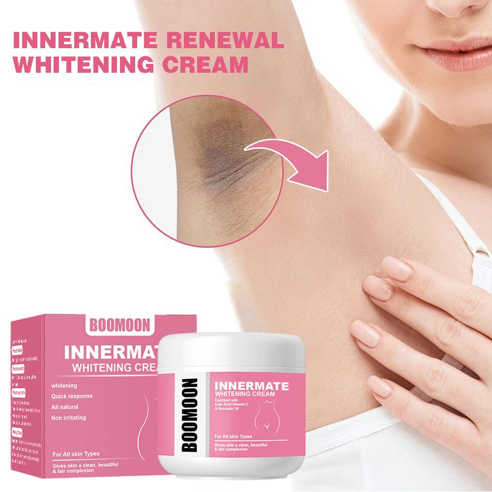 Body Whitening Cream Lighten Thigh Inner Joint Dark Knee Underarm Remove Brighten Parts Lotion K6Y4