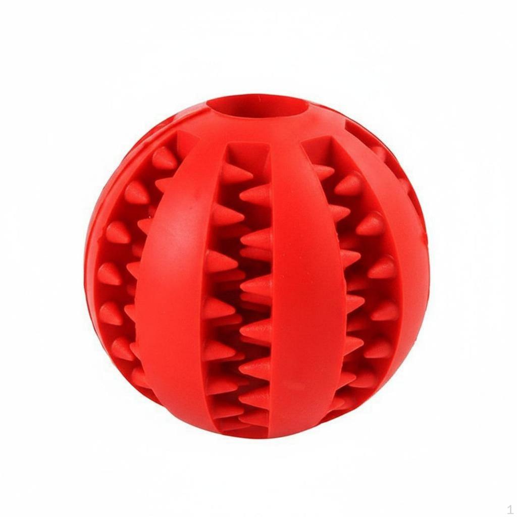 Canine Snack Dispensing Ball BiteResistant IQ Training Interactive Puzzle Feeder