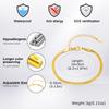 Classic Stainless Steel Snake Chain Bracelet for Women Gold Plated Blade Chain Bracelets Fashion Jewelry Christmas Gift