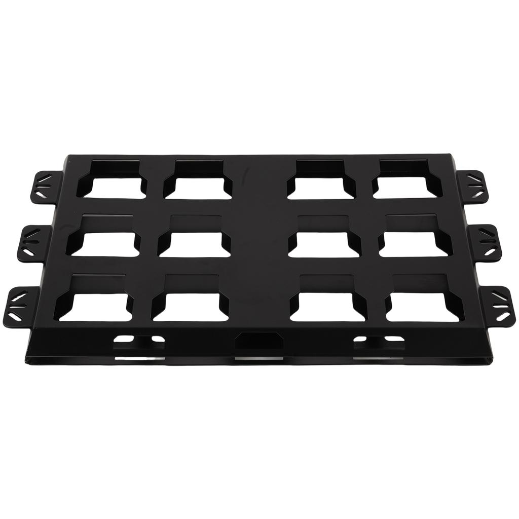 2 Pack Mounting Plates Compatible with Milwaukee Packout Toolbox, 100 Lbs, Metal Full Plates for Tool Storage and