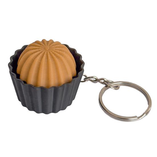 Keychain Pendant Slow Rebound Simulated Dessert Appearance 3D Printing Texture Fingertip Toy Realistic Food Keychain