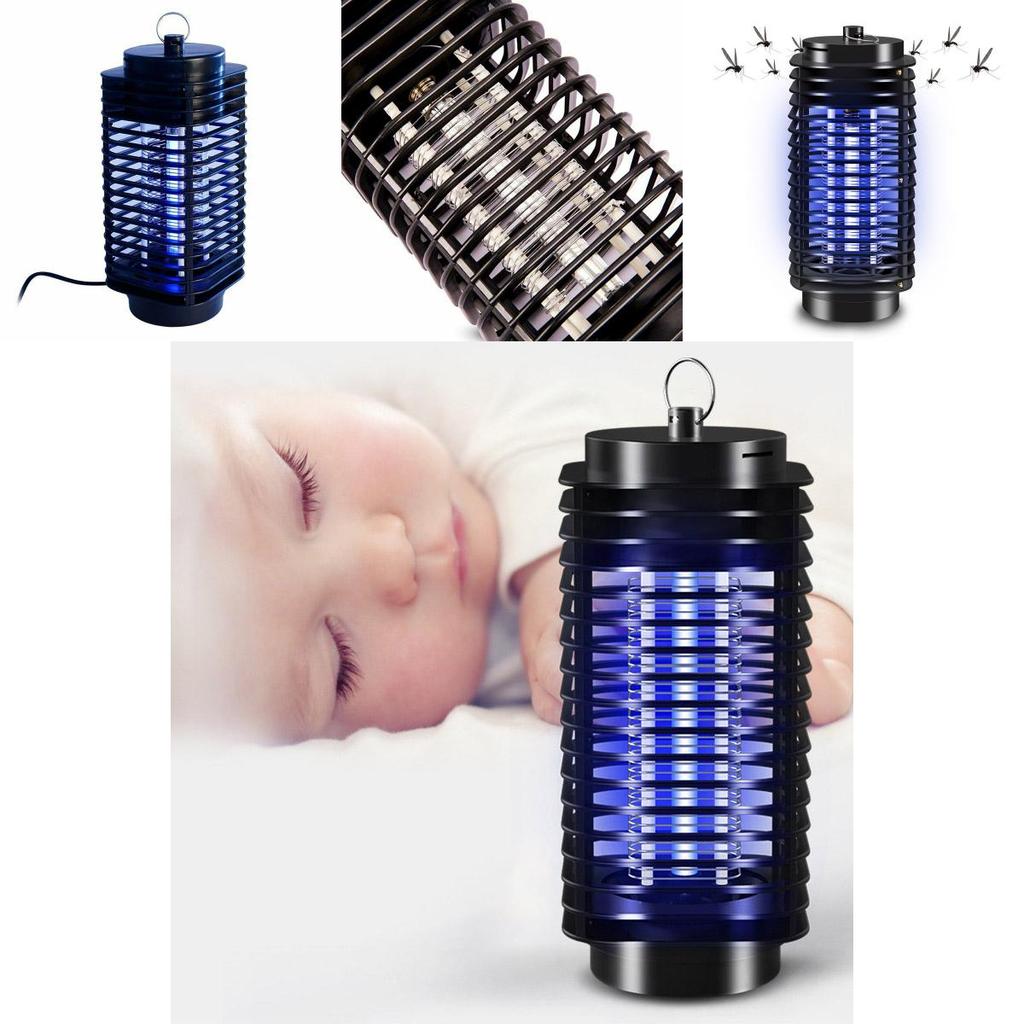 Електрична лампа-пастка для знищення комарів та комах, 110В/220В, для використання в приміщенні та на вулиці