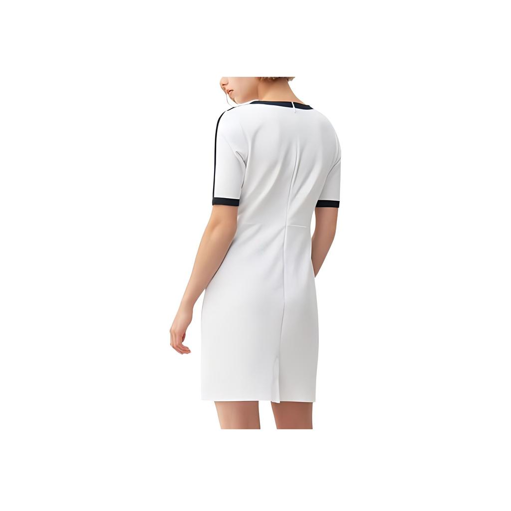 New FILA Short Sleeved Dresses Women's White F11W111314F-WT