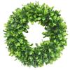 Large Artificial Jasmine Wreath 50cm Plastic Flower Door Decor Wedding Home Interior US Style