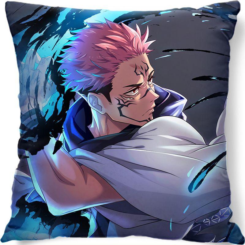 Gojo Satoru Jujutsu Kaisen Peripherie-Kissen Itadori Yuji Animation Schlafsaal Schlafzimmer Sofakissen Zweidimensionales quadratisches Kissen
