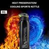 500ML Outdoor Sport Fahrrad Wasserflasche Vakuum Edelstahl Radfahren Wasserbecher Thermo Getränkebecher Reise Radsportausrüstung