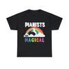 Pianists Are Magical Graphic Tee Shirt, S-5XL