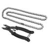 415H 110L Bicycle Chain with Breaker Motorized Bike Link Chain Kit for Dirt Bike Pit Bike Motorcycle ATV Mower