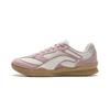 Li Ning Moon White Retro Skateboard Shoes Women's Low Top Mist White/Galalith Pink AGCW050-4