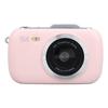 Compact Camera 5K Video 80MP Photo 18X Digital Zoom Camera 2.8 Inch IPS Screen for Photography and Recording Light Red
