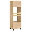 SKI Cabinet Honey Brown 66 X 58 X 207 Cm Solid Pine Wood