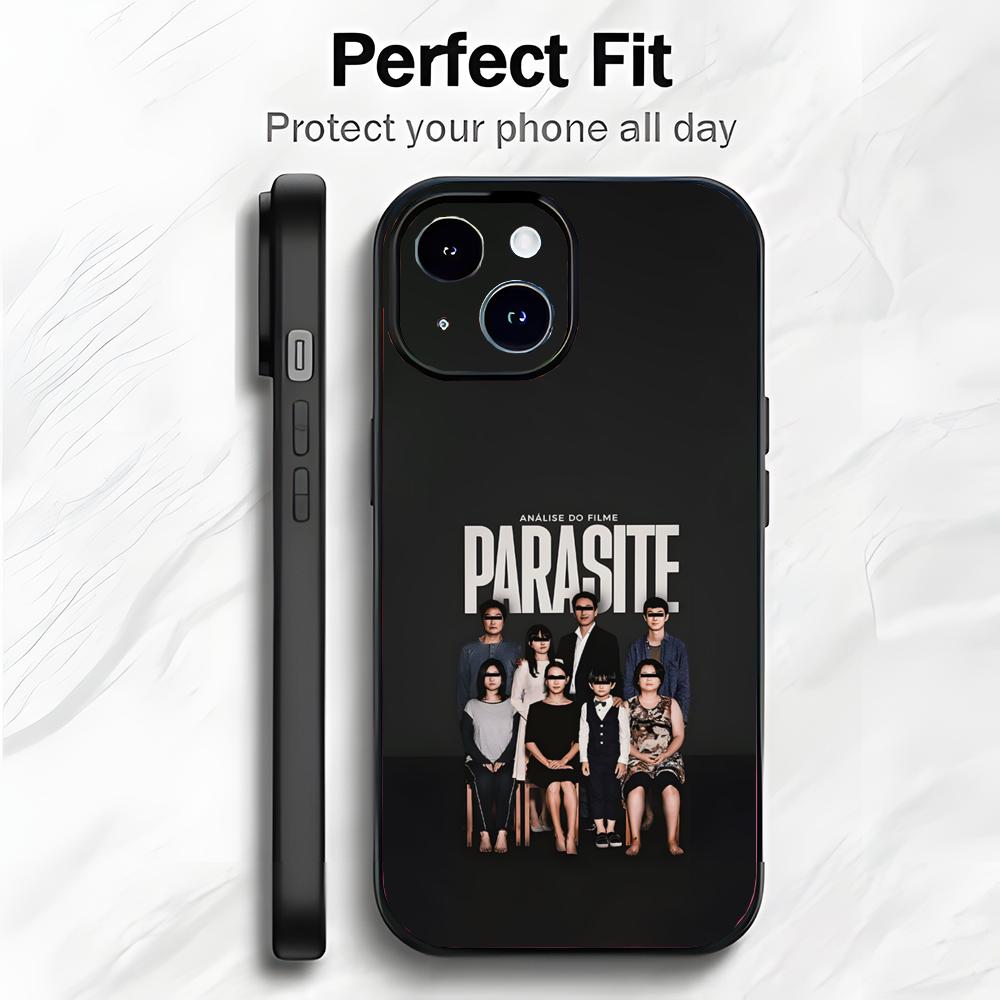Sharp Dark Korean Movie P-Parasite Phone Case Phone Case Soft Packaging Lightweight For iPhone17 16 15 14 13ProMax