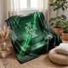Manta de Flanela Estampada de Futebol de Portugal Aconchegante e Amiga da Pele Manta Decorativa para Sofá Cama Interior Uso Diário