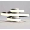LED Ceiling Light 24W Modern Spiral Design LED Ceiling Lamp Black Metal Ceiling Lighting Fixture