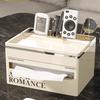 Light Luxury Tissue Box Holder Organizer Home Living Room Coffee Table Multifunctional Bedroom Desk Remote Control Storage Rack